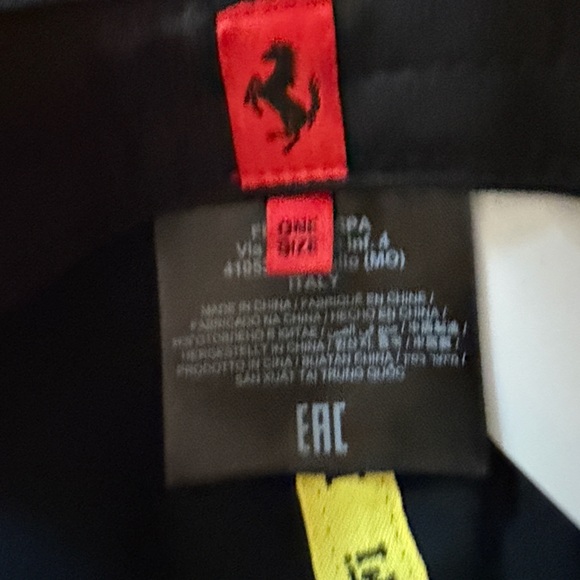 Ferrari Black and Yellow Hat - Picture 5 of 9